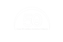 Over 50 million satisfied clients