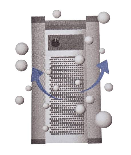 ActivePure honeycomb matrix generating molecules