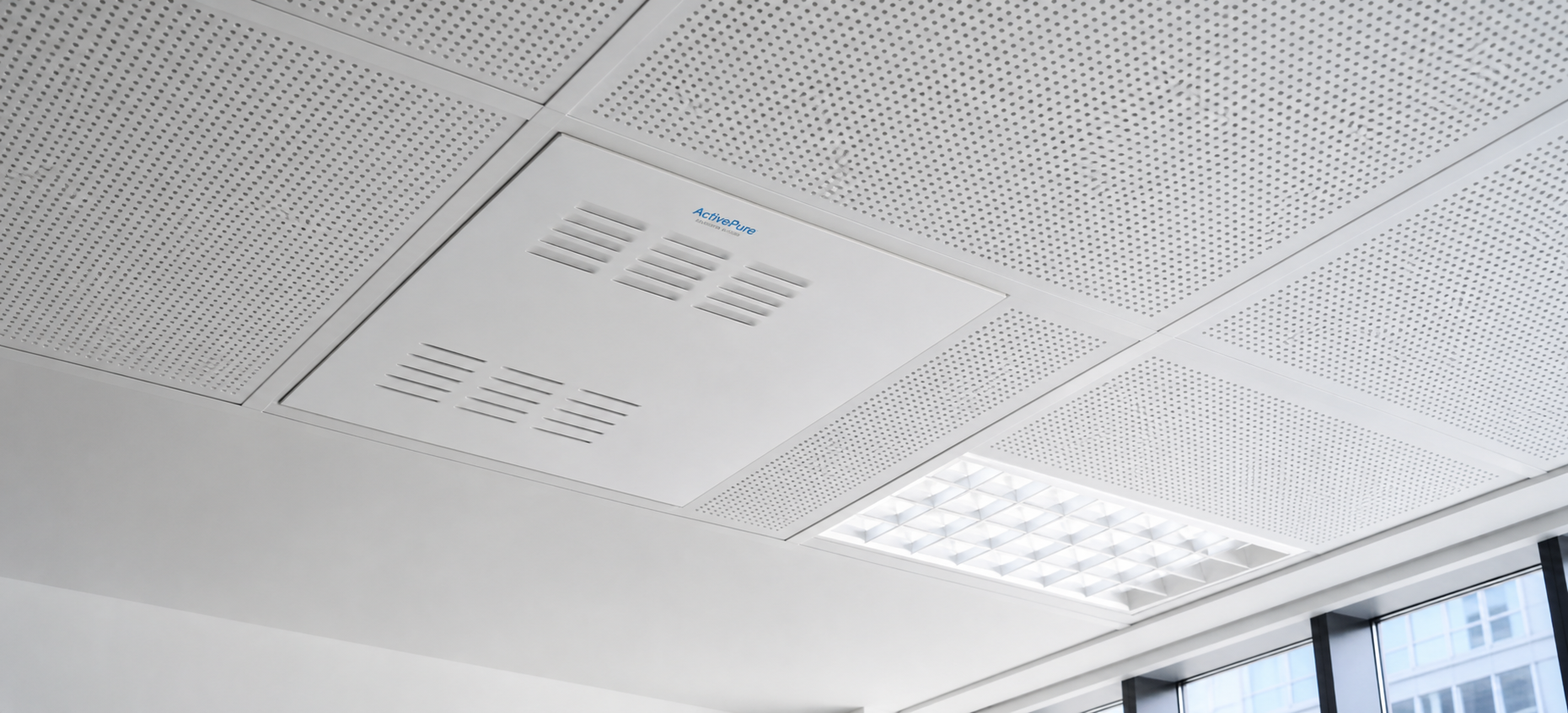 ActivePure ceiling-mounted purification system