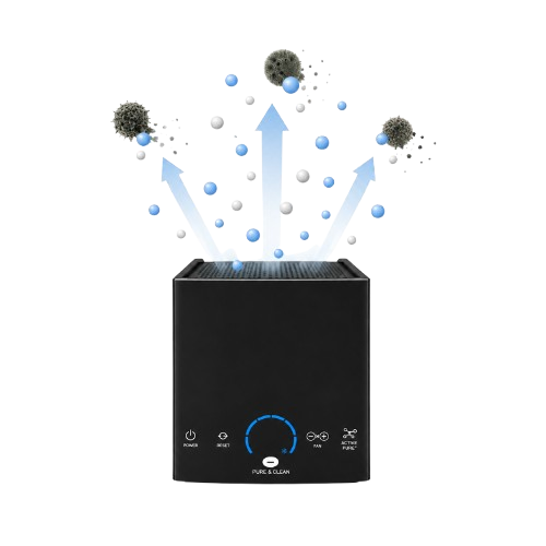ActivePure molecules being released into a room
